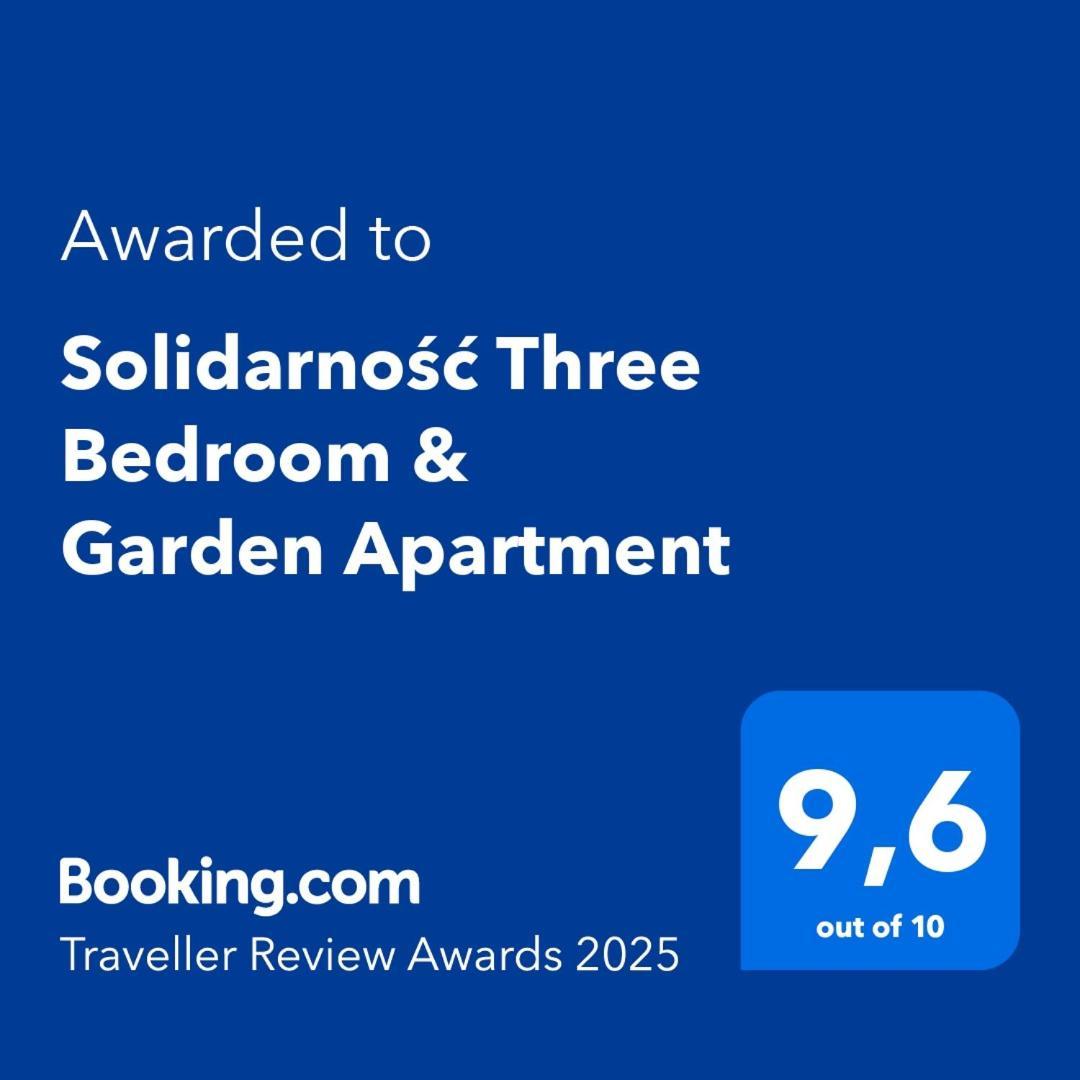 Solidarnosc Three Bedrooms & Garden Apartment Gdańsk Eksteriør billede